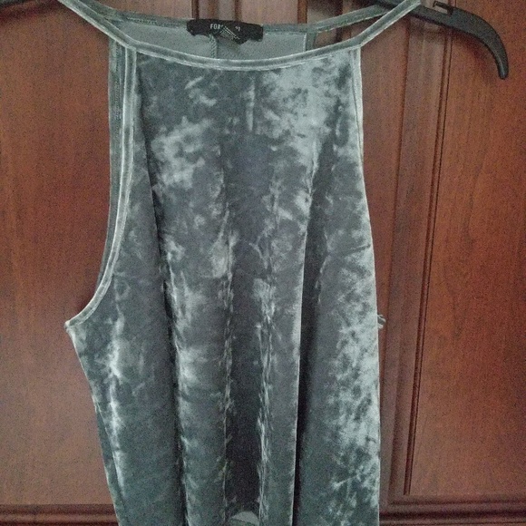 Forever 21 Tops - Forever 21 Velour Tank